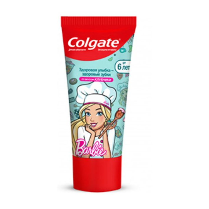 ПАСТА ЗУБНАЯ ДЕТ COLGATE BARBIE С ФТОРИДОМ ОТ 6 ЛЕТ 80ГР