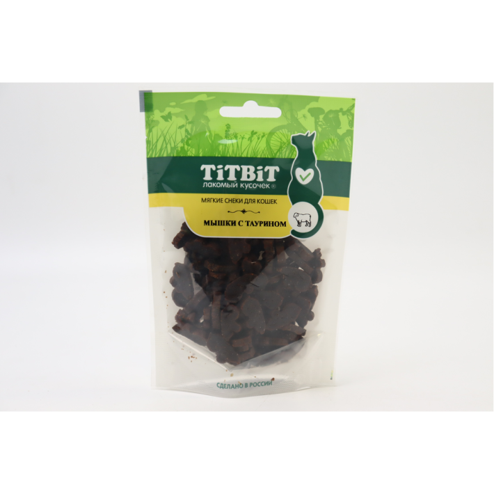 СНЕКИ TITBIT МЯГКИЕ Д/КОШЕК ТАУРИН 50ГР
