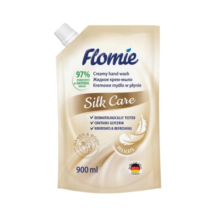 ЖИДКОЕ МЫЛО FLOMIE SILK CARE 900МЛ