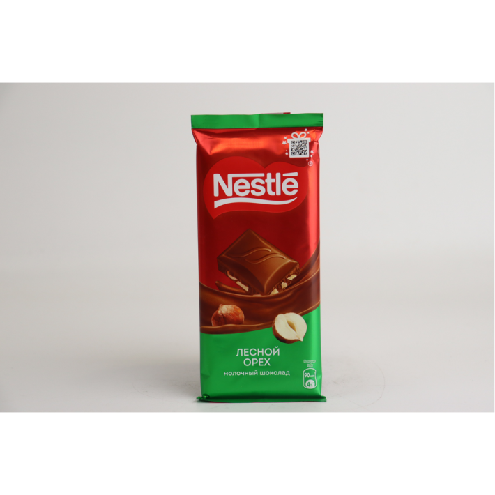 ПЛИТОЧНЫЙ ШОКОЛАД NESTLE МОЛЧНЫЙ ЛЕСНОЙ ОРЕХ 82ГР