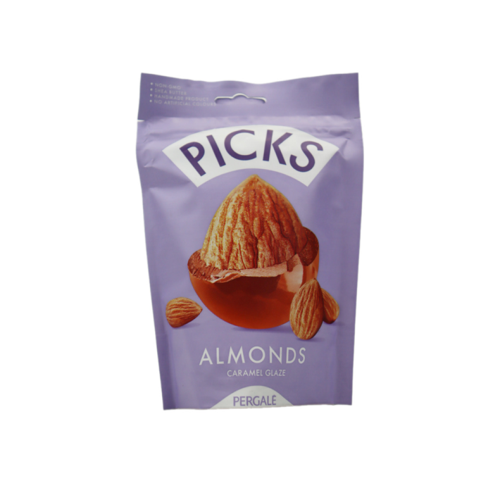 PICKS МИНДАЛЬ В КАРАМЕЛЬНОЙ ГЛАЗУРИ 90ГР