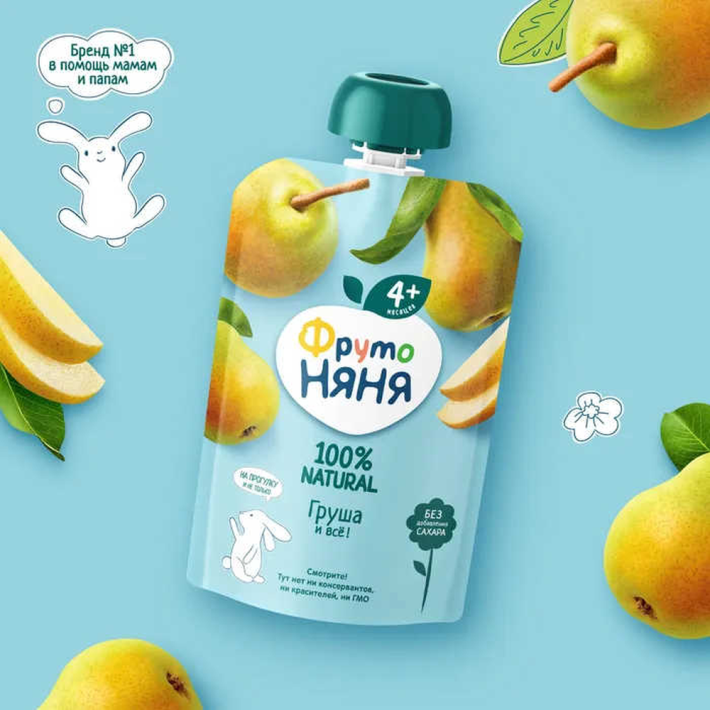 Пюре Фруто няня груша 90 г