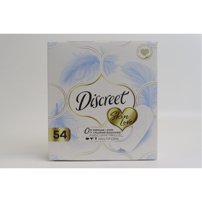 ПРОКЛАДКИ ГИГИЕНИЧЕСКИЕ DISCREET SKIN LOVE MULTIFORM 54ШТ