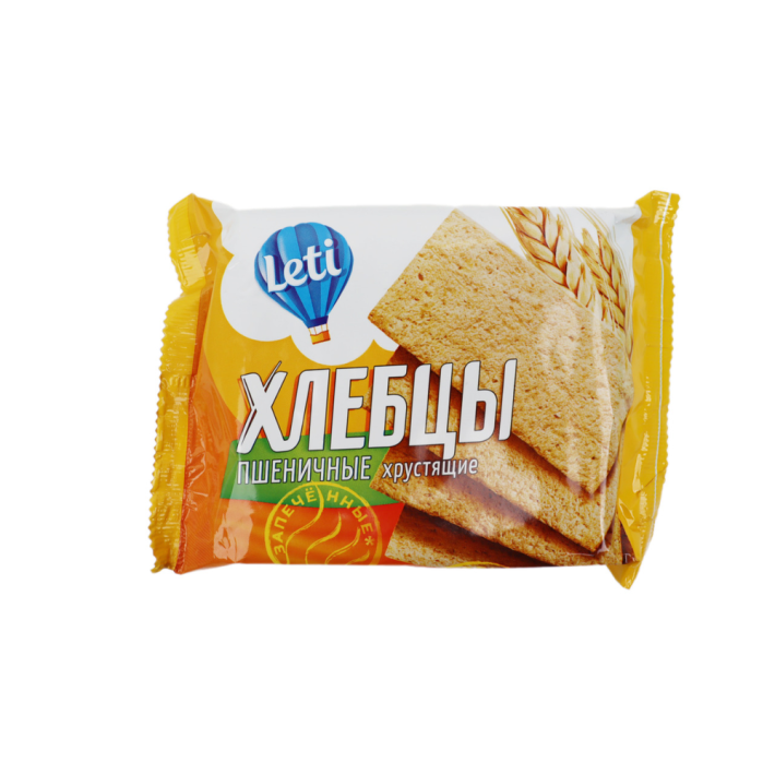 ХЛЕБЦЫ ХРУСТЯЩИЕ ПШЕНИЧНЫЕ ЗАПЕЧЕННЫЕ 60ГР
