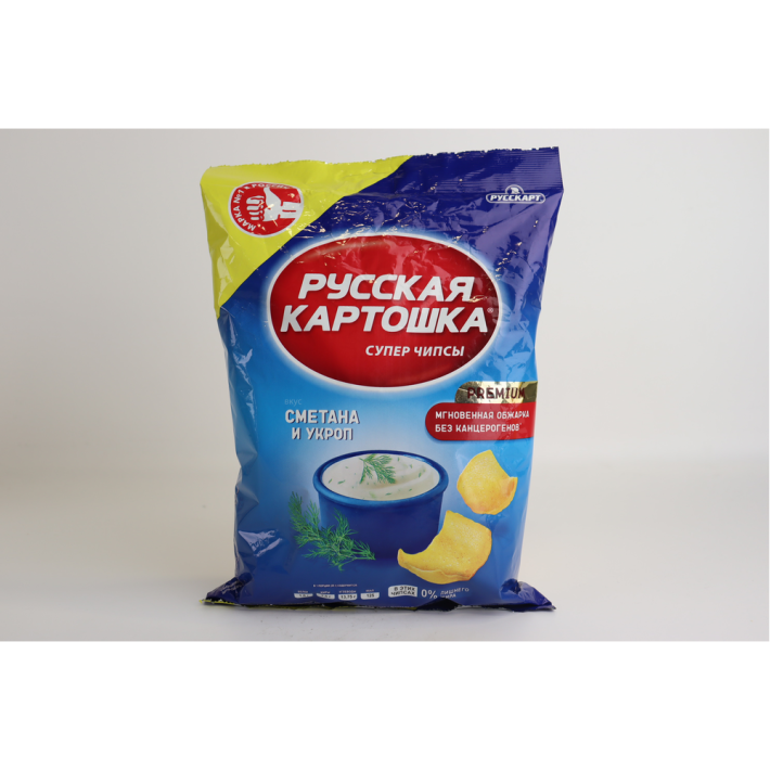 Чипсы Русская картошка сметана-укроп 80 г