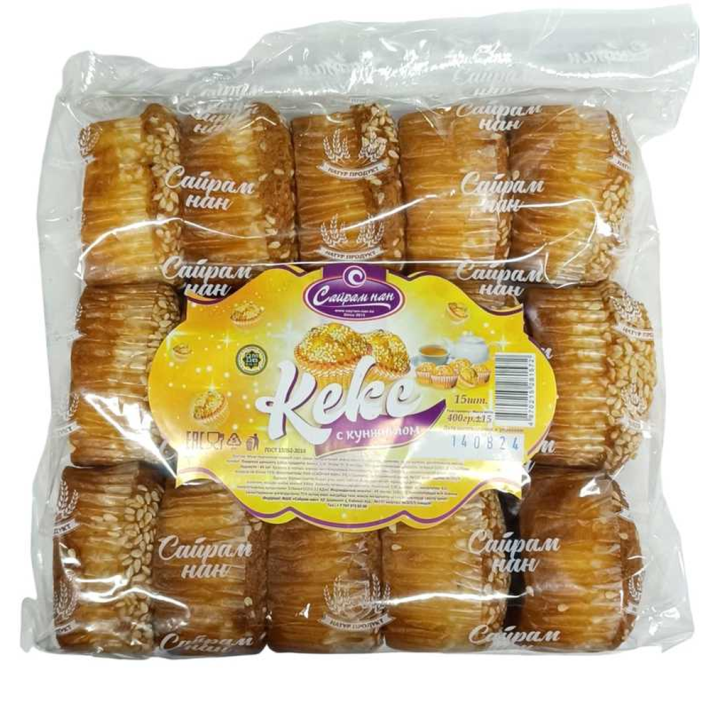 КЕКС С КУНЖУТОМ САЙРАМ НАН 15ШТ