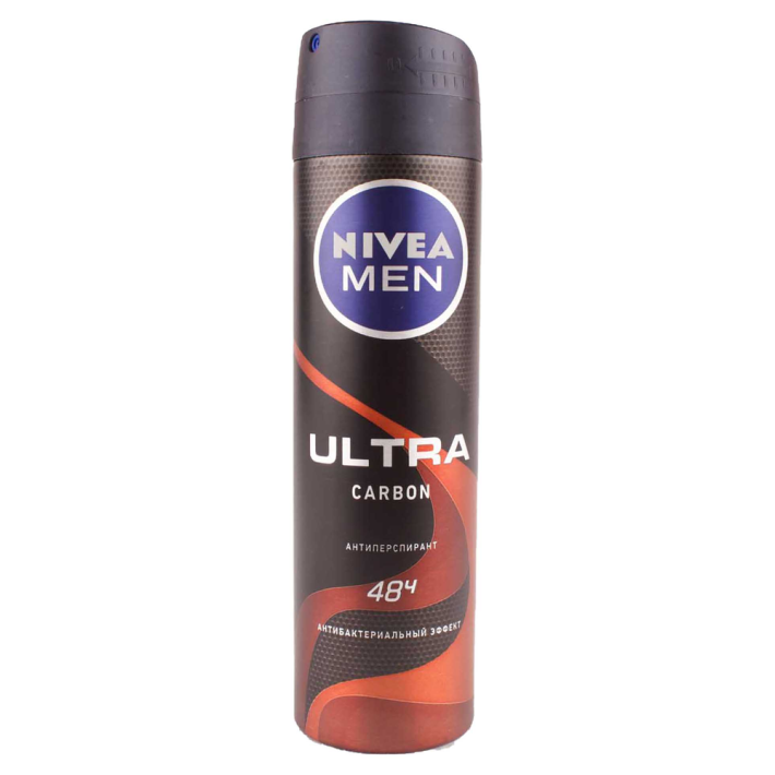 Дезодорант спрей Nivea Men ultra carbon 150 мл