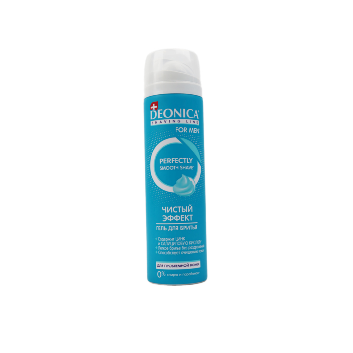ГЕЛЬ Д/БРИТЬЯ DEONICA FOR MEN ЧИСТЫЙ ЭФФЕКТ 200МЛ