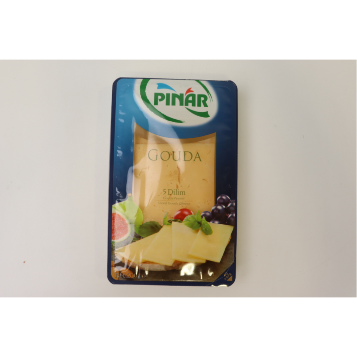 СЫР PINAR ПОЛУТВЕРДЫЙ GOUDA ЛОМТИКАМИ 45% 200ГР ПП/УП