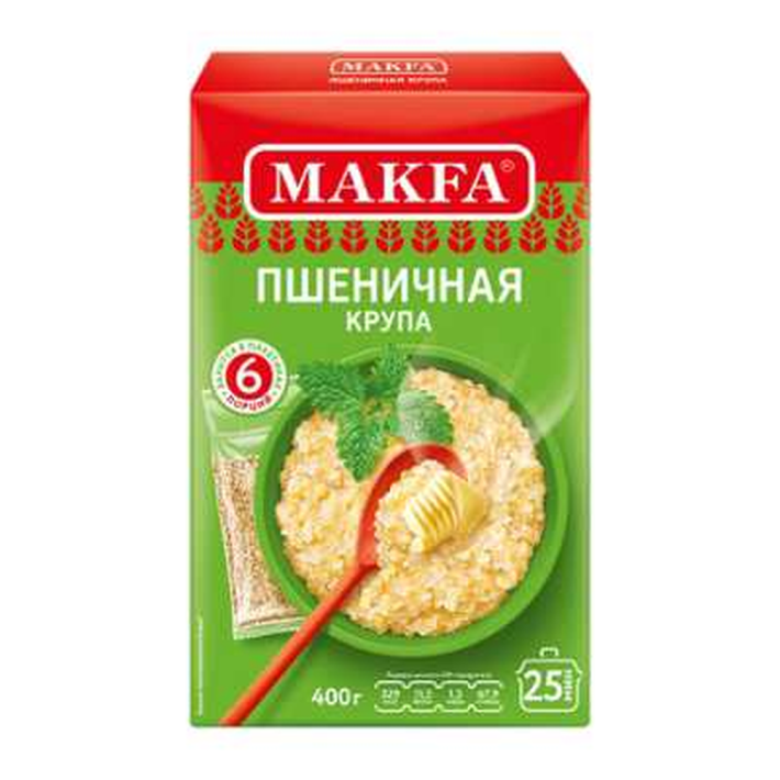 Крупа Makfa пшеничная 400 г
