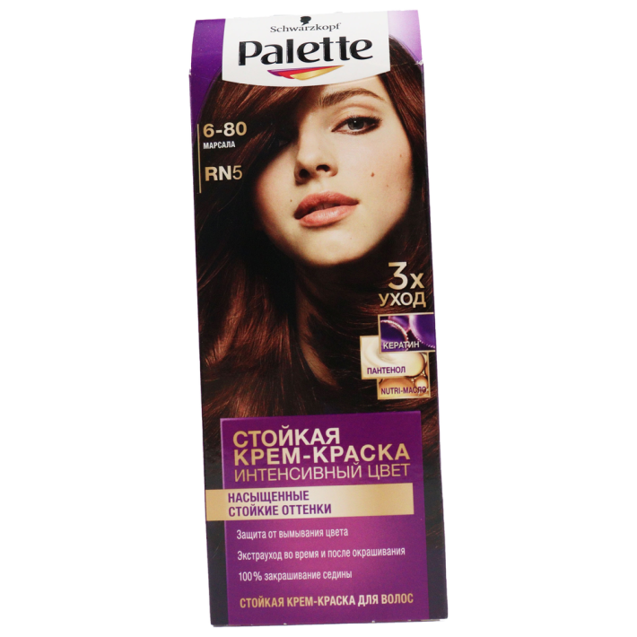 Крем краска Palette rn5 марсала