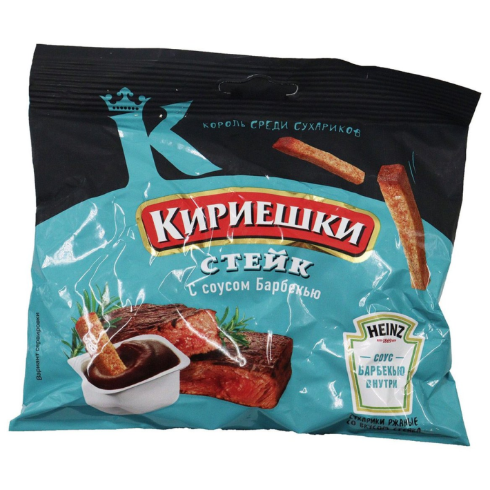 Кириешки Стейк с соусом барбекью 85 г