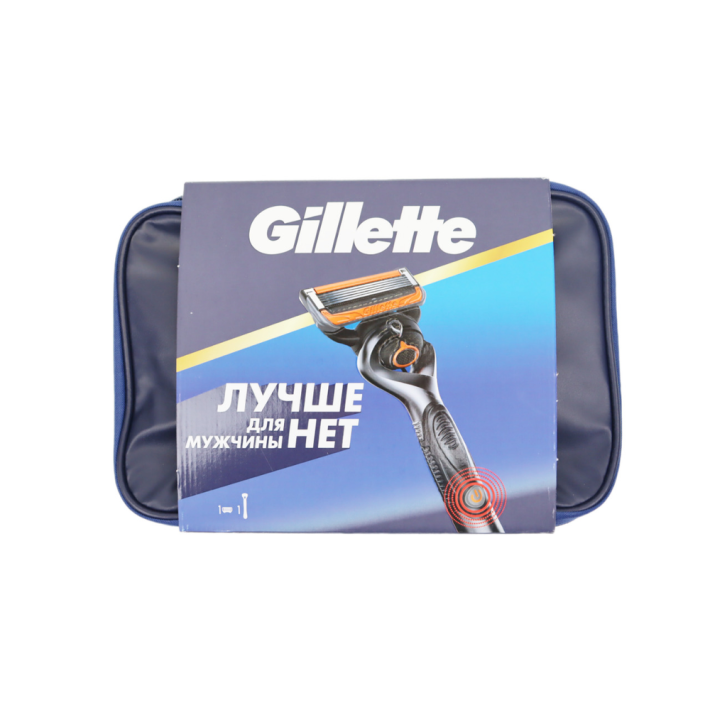 ПН GILLETTE FUSION PROGLIDE POWER БРИТВА+1 КАССЕТ+КОСМЕТИЧКА