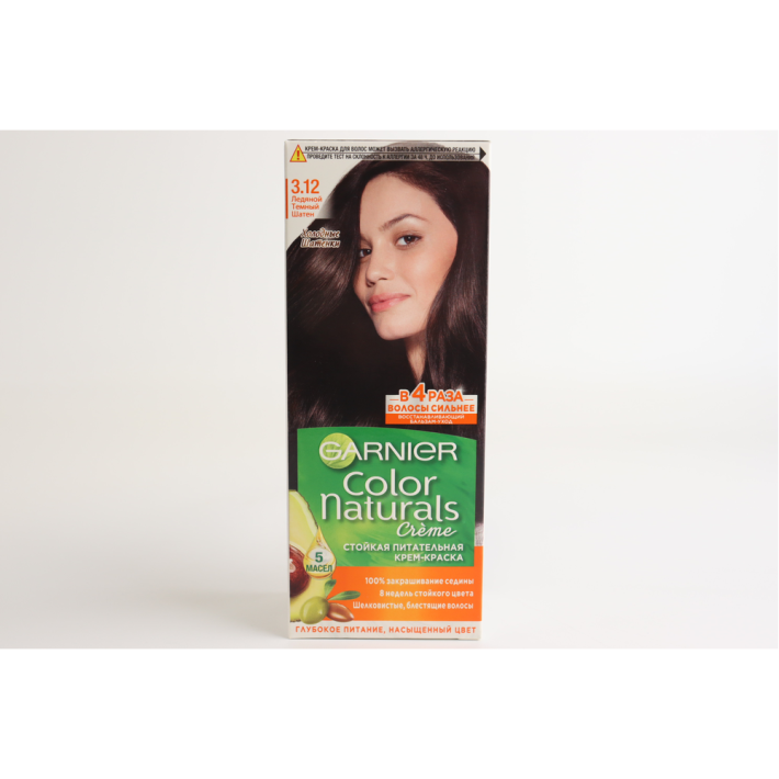 КРАСКА Д/ВОЛОС GARNIER COLOR NAT 3.12 ЛЕДЯН ТЕМН КАШТАН