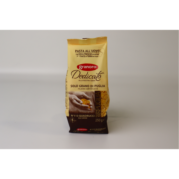 Макаронные изделия granoro quadrucci uovo № 113 250 г