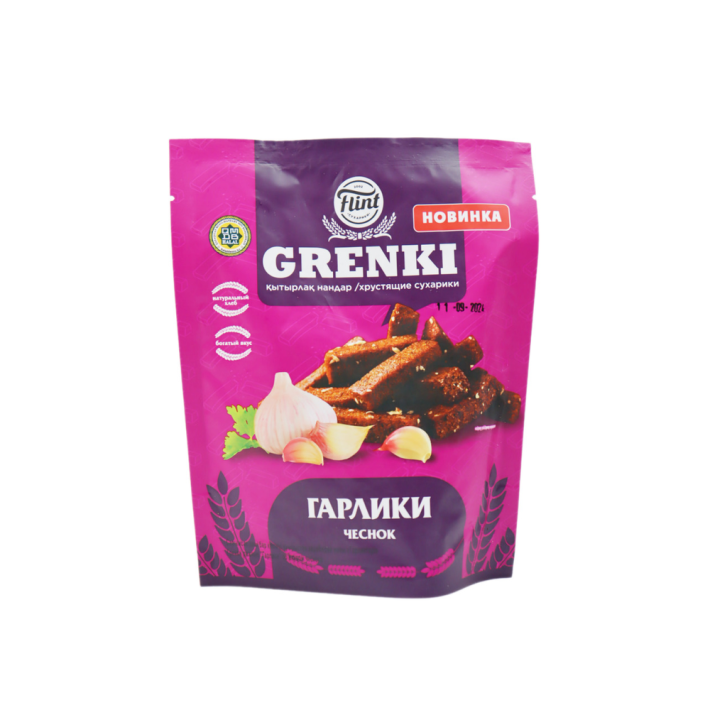 ГРЕНКИ ГАРЛИКИ FLINT СО ВКУСОМ ЧЕСНОКА 90Г