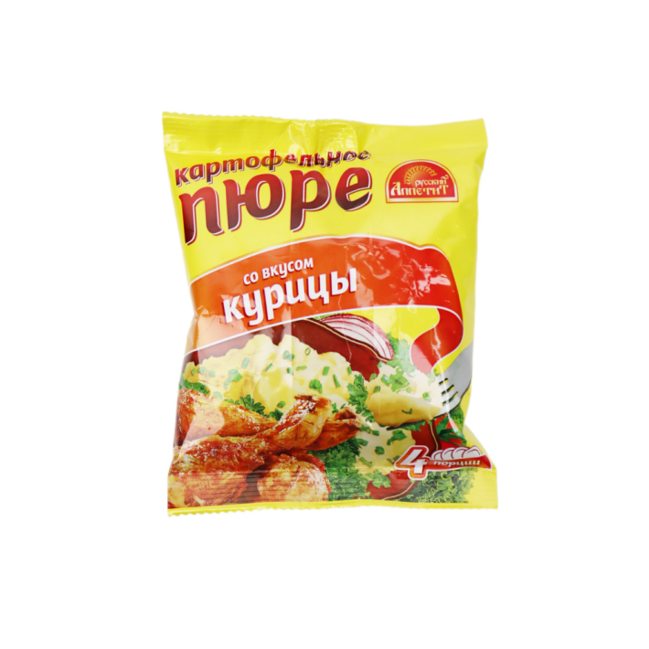 КАРТОФЕЛЬНОЕ ПЮРЕ БЫСТРОГО ПРИГОВЛЕНИЯ СО ВКУСОМ КУРИЦЫ 120ГР