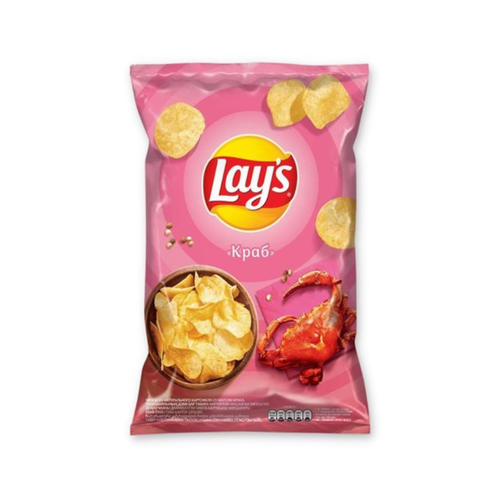 ЧИПСЫ LAY'S КРАБ 140ГР