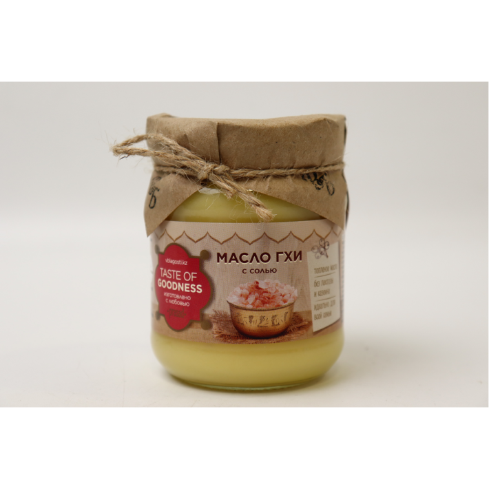ВКУС БЛАГОСТИ МАСЛО ТОПЛЕННОЕ ГХИ С СОЛЬЮ 210ГР