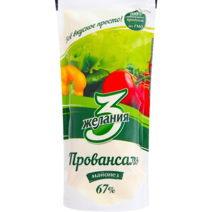 Майонез 3 Желания Провансаль 67%  150 г