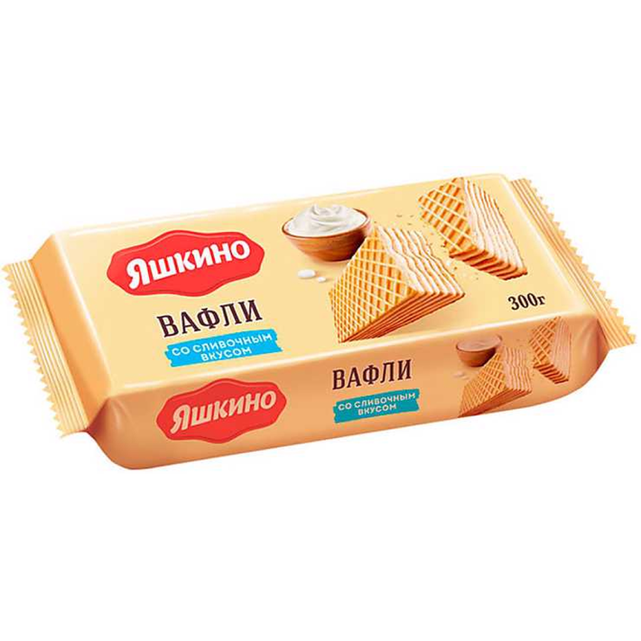 Вафли Яшкино Сливочные 300 г