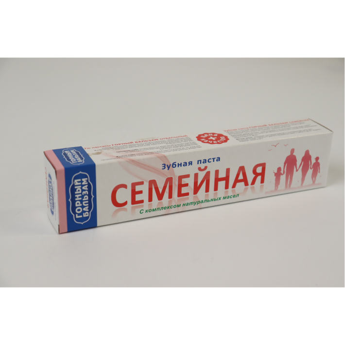 ЗУБНАЯ ПАСТА ГОРНЫЙ БАЛЬЗАМ СЕМЕЙНАЯ 150ГР