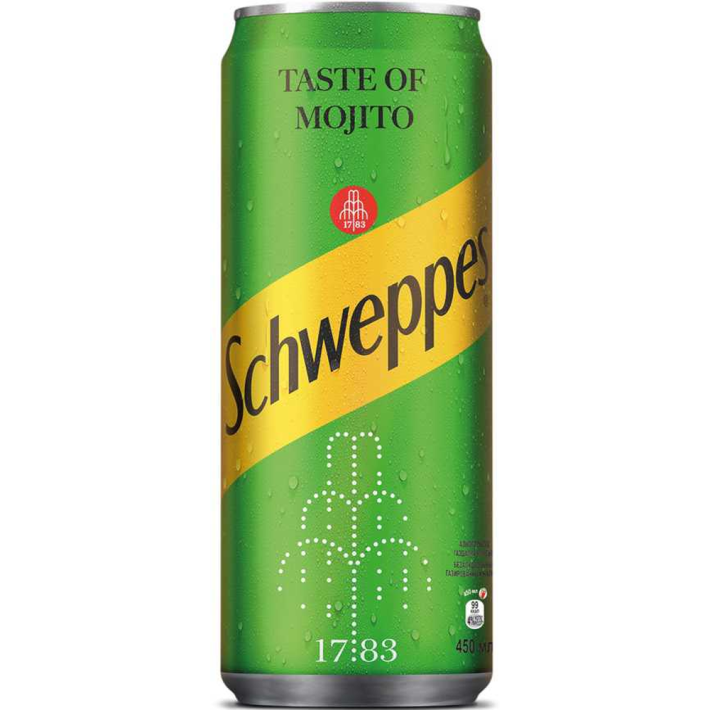 НАПИТОК SCHWEPPES MOJITO ЖБ 0,45Л