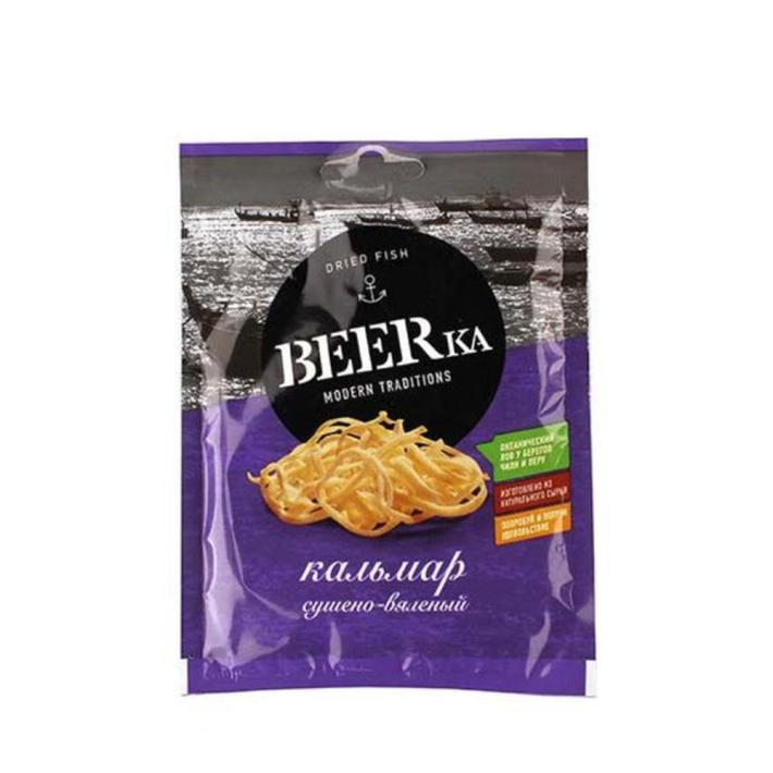 Кальмар Beerka сушеный 18 г