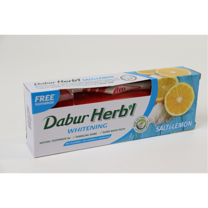 Паста зубная  Dabur herbl соль лимон 150 г