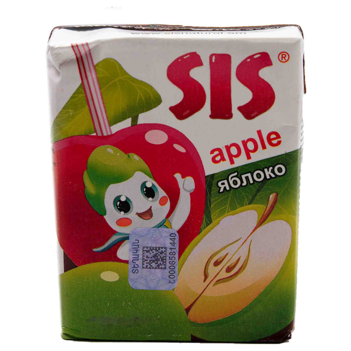 Нектар Sis яблочный нектар 0,2л