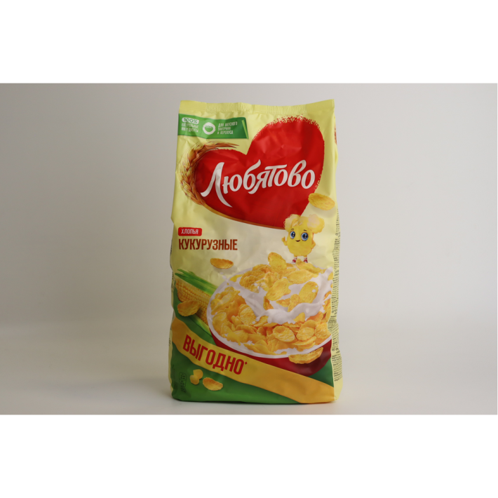Хлопья кукурузные Любятово 600 г