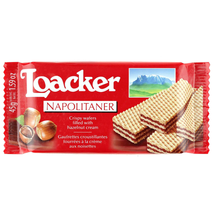 Вафли Loacker classic napolitaner 45 г