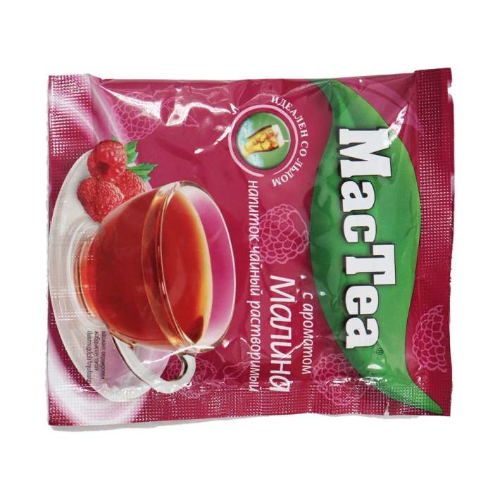 MacTea напиток чайный с малиной, 20 шт