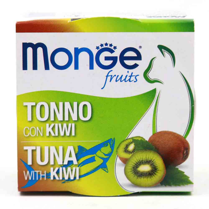 Лакомства Monge frut кусочки для кошек Тунец и Киви 80 г