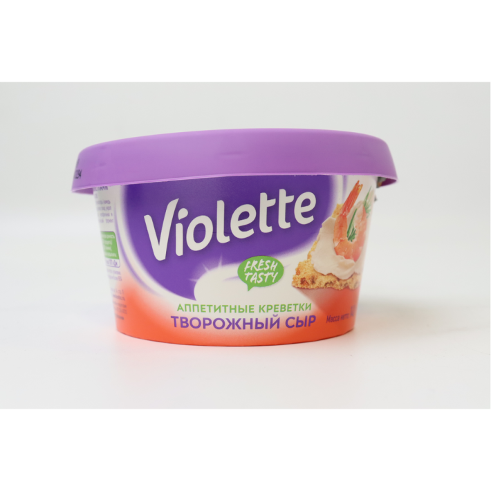 Сыр творожный с креветками Violette 140 г