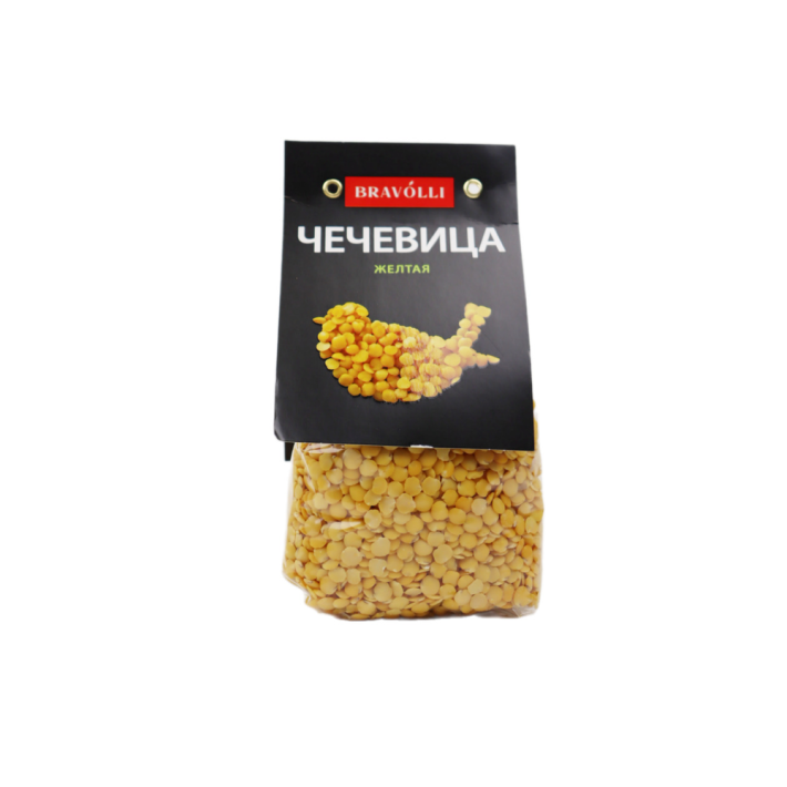 Чечевица Bravolli желтая 350 г