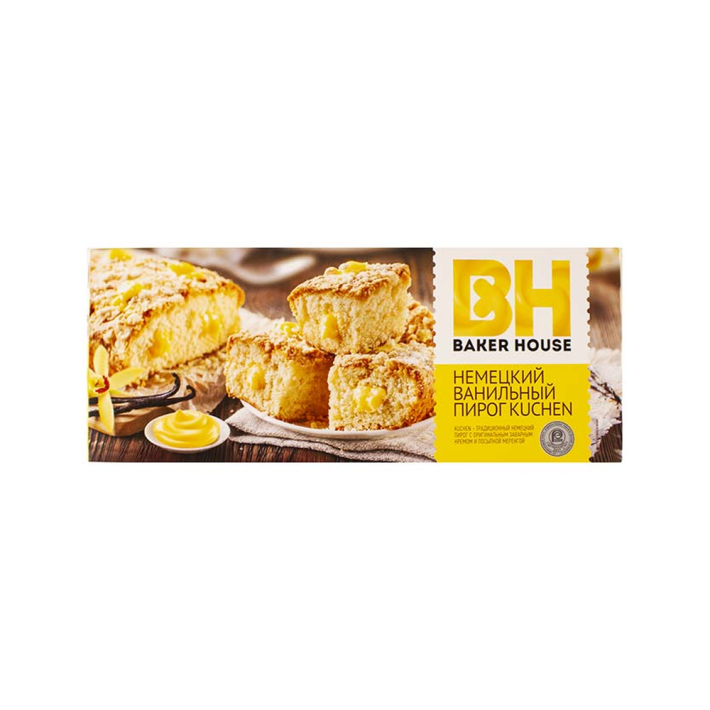 Пирог немецкий Baker house Kuchen ваниль 350 г