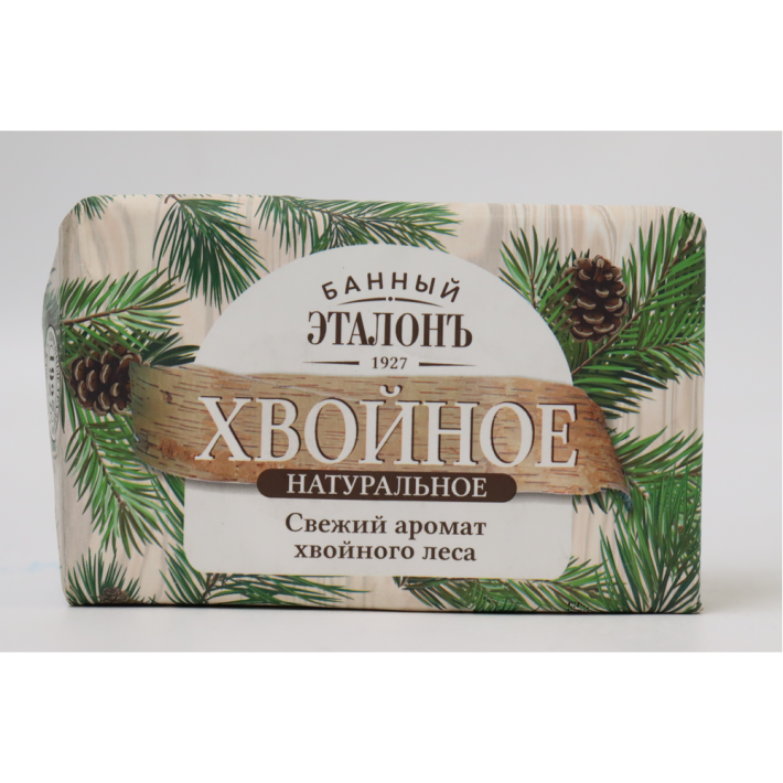 ТУАЛЕТНОЕ МЫЛО БАННЫЙ ЭТАЛОН ХВОЙНОЕ 150ГР