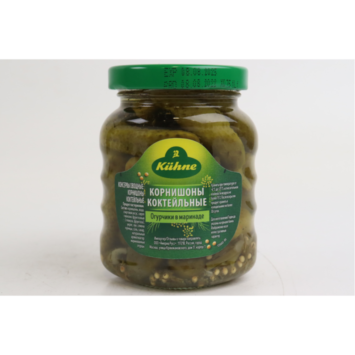 Корнишоны Kuhne острые 180 г