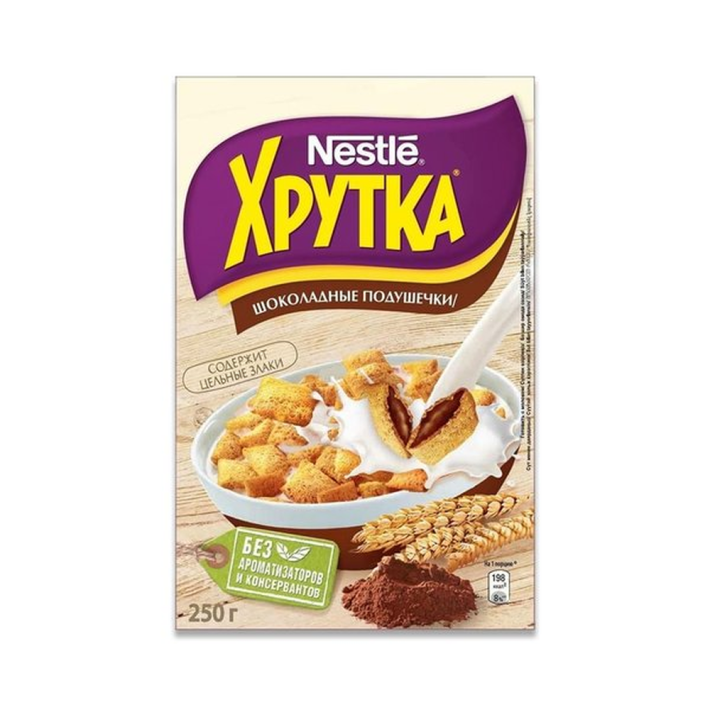 Завтрак готовый Хрутка шоколадная подушка 250 г