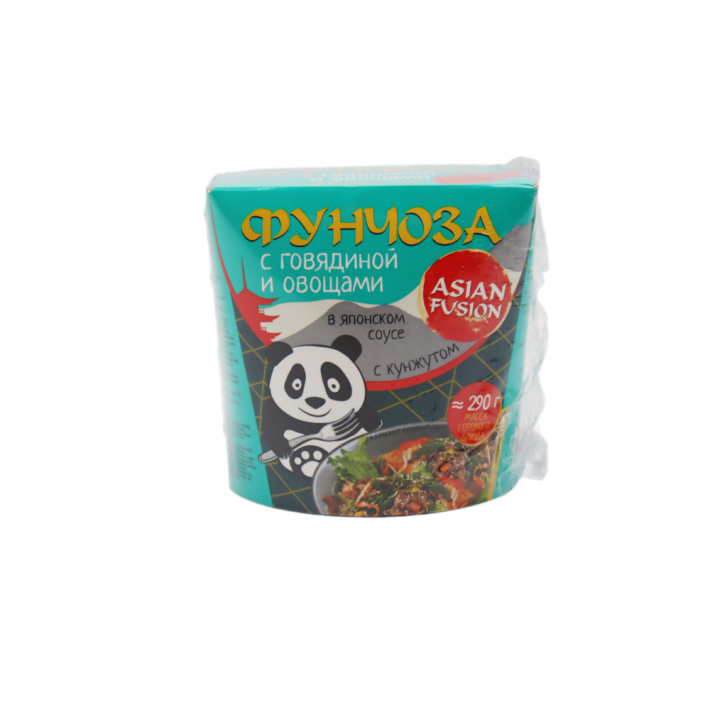 ФУНЧОЗА ASIAN FUSION С ГОВЯДИНОЙ И ОВОЩАМИ В ЯПОНСКОМ СОУСЕ С КУНЖУТОМ 68ГР