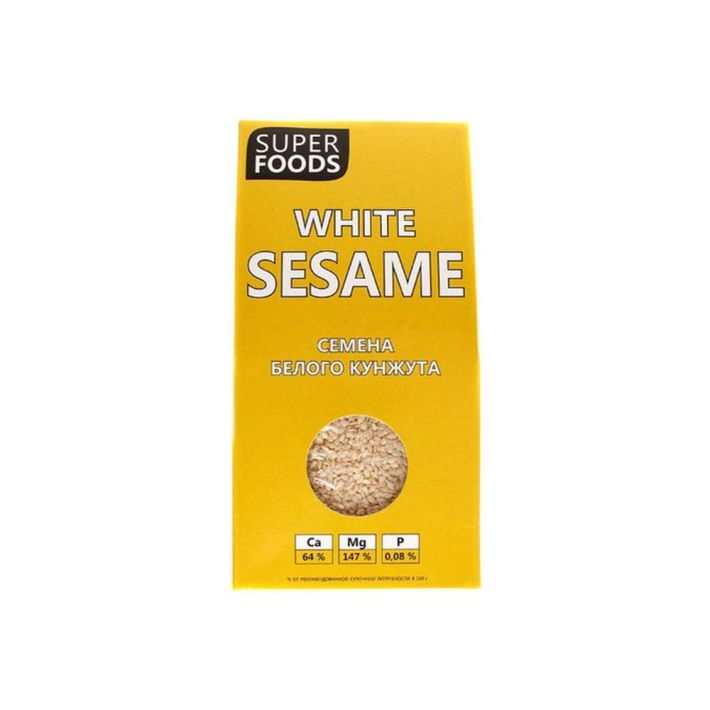 Семена кунжута белого white sesame seeds 150 г