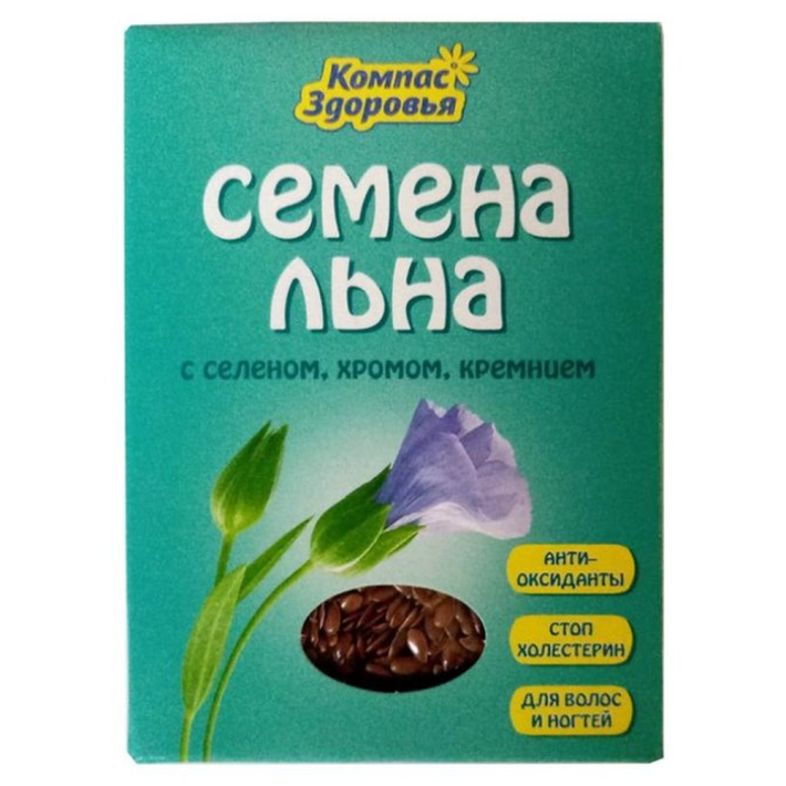Семя льна с селеном хромом фас 200 г