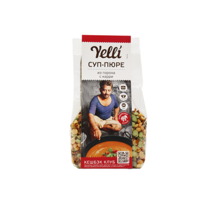 Суп-Пюре из Гороха с Карри Yelli 250 г