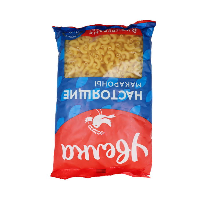 МАКАРОННЫЕ ИЗДЕЛИЯ РОЖОК ГЛАДКИЙ УВЕЛКА 450ГР