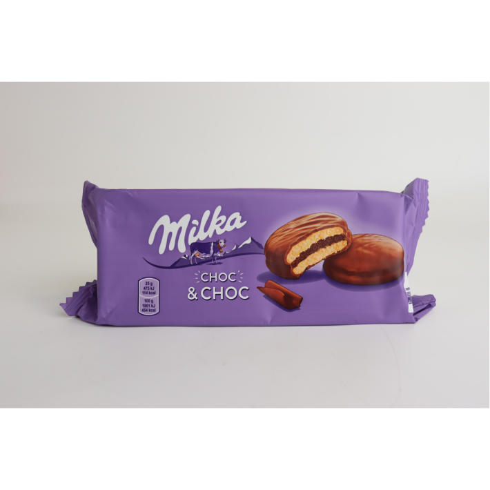 БИСКВИТНОЕ ПИРОЖНОЕ MILKA CHOC/CHOC ПОКР/МОЛОЧНЫМ ШОКОЛАДОМ