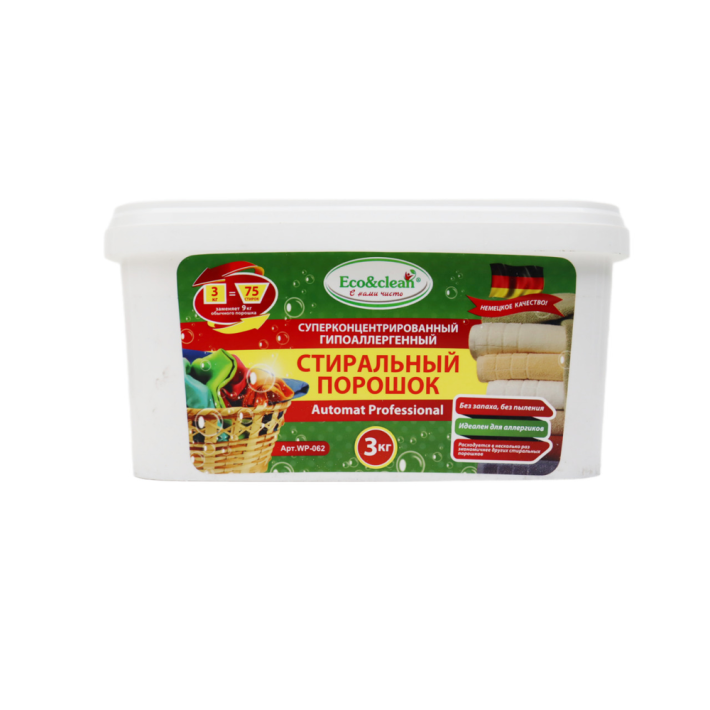 Wp-062 супер концентрированный стиральный порошок, 3 кг