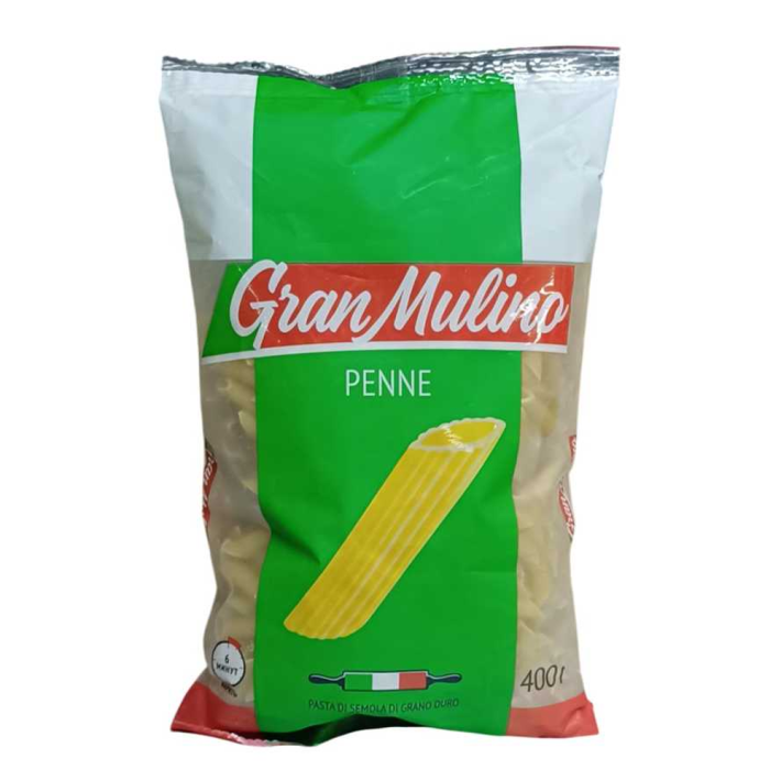 МАКАРОНЫ GRANMULINO ПЕРЬЯ СРЕДН КОРОТКИЕ 400ГР
