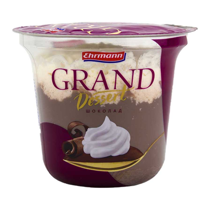Десерт Grand dessert Ehrmann шоколад 5,2% 200 г
