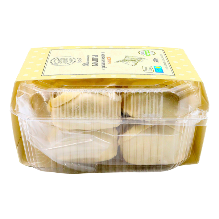 Манты Домашнее с любовью с тыквой и резаным мясом из говядины 500 г